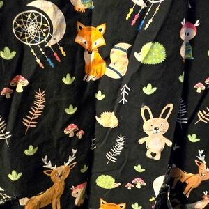 Forest critters scrub top